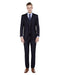 Mens Slim Fit Vested Funeral Suit Navy - Men's Tuxedo USA