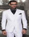 European cut White Mens Fine Suit