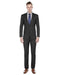 Mens Slim Modern Suit Charcoal Grey - Men's Tuxedo USA