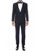 Mens Skinny Fit Shawl Prom Tuxedo in Navy Blue - Men's Tuxedo USA