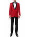 Mens Slim Fit Shawl Prom Tuxedo in Red - Men's Tuxedo USA