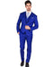 Mens Slim Fit Vested Royal Blue Suit - Men's Tuxedo USA