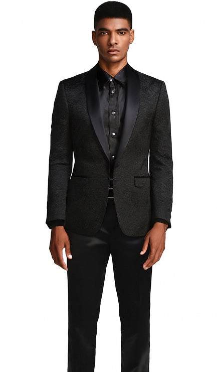 Mens Big and Tall Blazer - Big and Tall Black Sport Coat