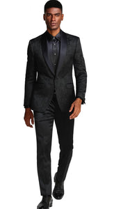 Mens Big and Tall Blazer - Big and Tall Black Sport Coat