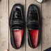Marco_Di_Milano Milan Black Leather Loafers