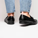 Marco_Di_Milano Milan Black Leather Loafers