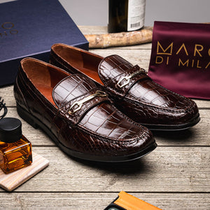 Marco_Di_Milano Milan Brown Leather Oxford