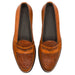 Zelli Milan Genuine Crocodile and Calfskin Loafer in Cognac