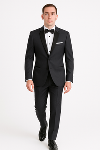 "Milan" Steel Grey Tuxedo Jacket (Separates)