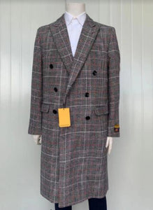 Mens Full Length And Cashmere Overcoat - Winter Topcoats - Multi Coat