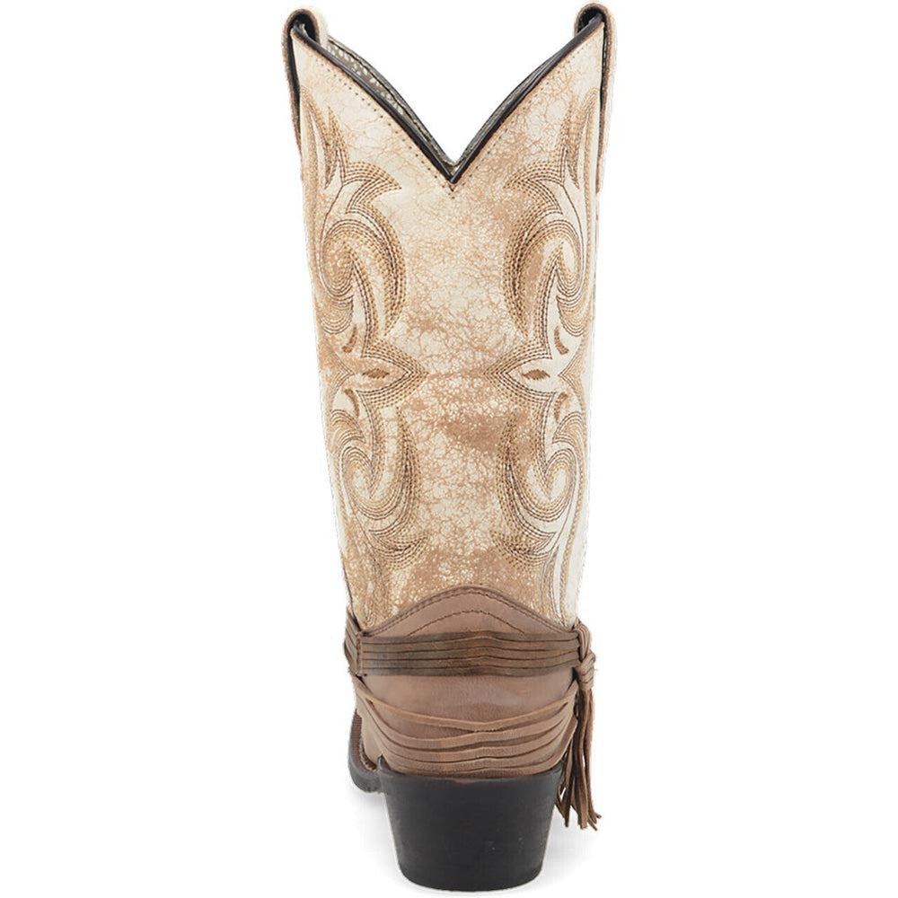 Laredo Myra Sand Square Toe Leather Women Boots