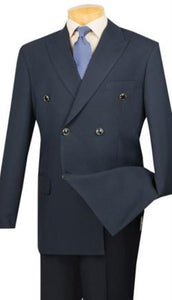 Navy Vinci Men's Blazer With Best Cut & Fabric Men's Double Breasted Suits Jacket Sport Coat jacket
