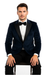 Navy Prom Tuxedo Suit 