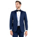 Shawl Collar Tuxedo Separates Coat, Navy by ZeGarie - Men's Tuxedo USA