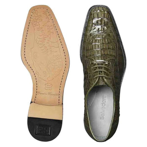 Belvedere Chapo Exotic Crocodile Hornback Oxfords