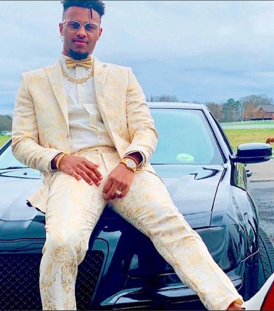 White Prom Suit - White Prom Tuxedo Suits - White Wedding Paisley Prom Tuxedo