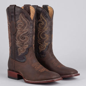 Men's Quincy Boots Wide Cowboy Boots Square Toe