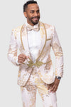White and Gold Tuxedo