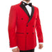 Double Breasted Red Mens Tuxedo w/ Black Pants by Bryan Michaels - Men's Tuxedo USA