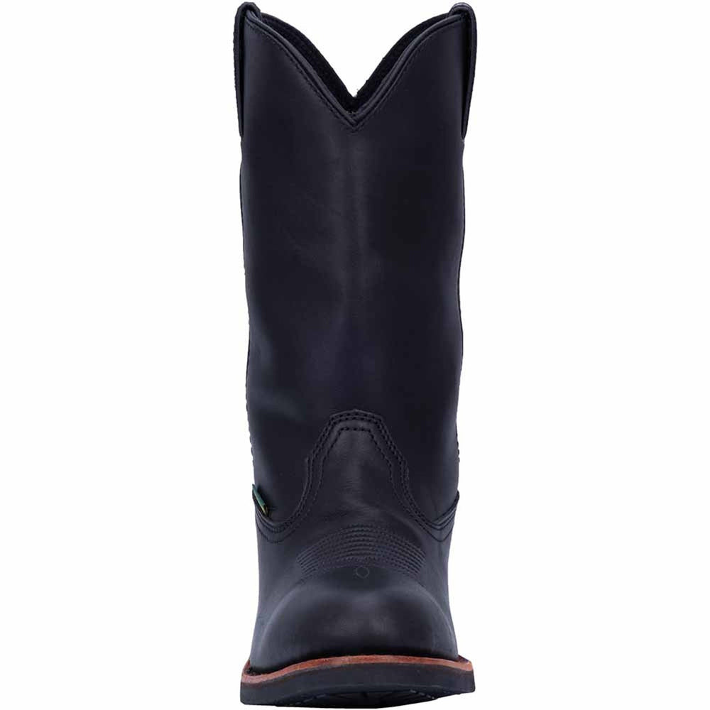 Dan Post Mens Albuquerque 12 Round Toe Black Leather Cowboy Boot