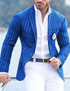 Royal blue blazers