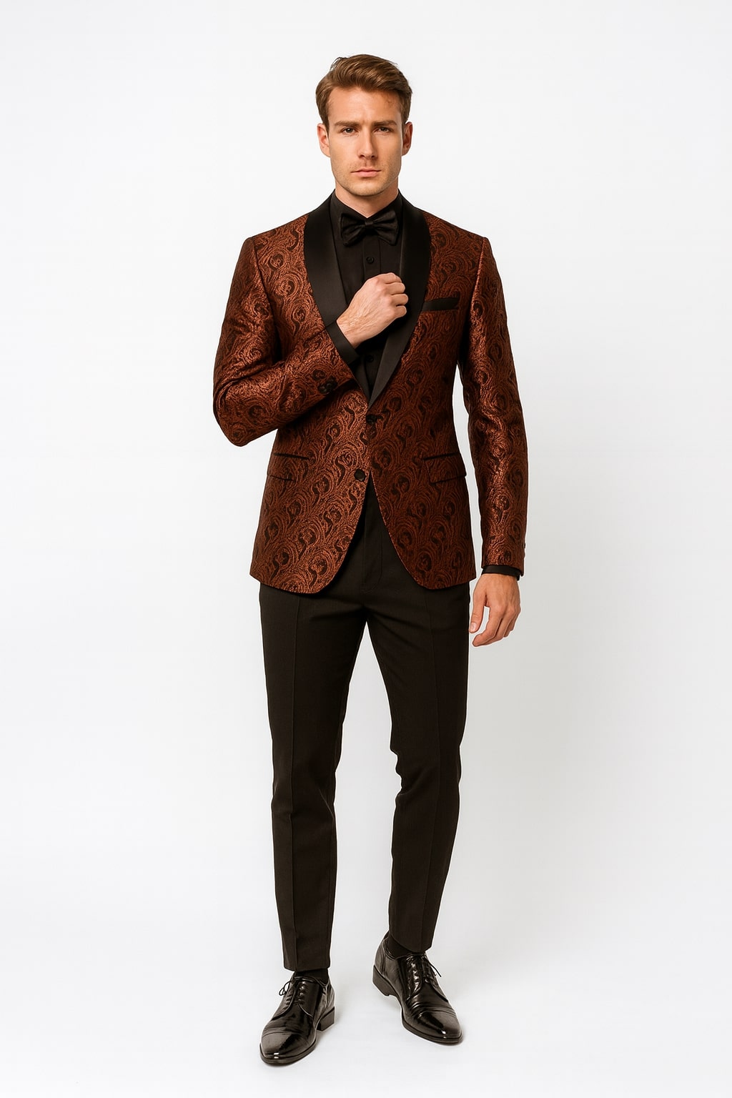 Rust Color Tuxedo — USA Men's Outlet