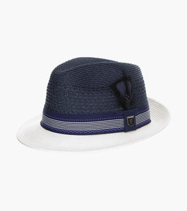 JALEN FEDORA Poly Braided Pinch Front Hat