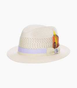TYCE FEDORA Poly Braided Pinch Front Hat