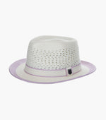 TYRONE FEDORA Poly Braided Pinch Front Hat