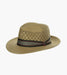 WALTER FEDORA Toyo Pinch Front Hat