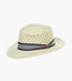 WALTER FEDORA Toyo Pinch Front Hat