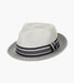AMANI FEDORA Paper Braided Pinch Front Hat