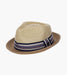 AMANI FEDORA Paper Braided Pinch Front Hat