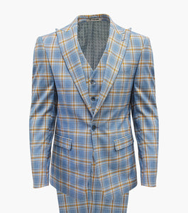 LEMOND 3 Piece Vested Suit