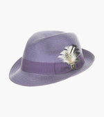 BELMONT FEDORA Poly Braid Pinch Front Hat