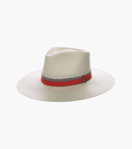 HARLOW FEDORA Toyo Pinch Front Hat