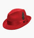 ASH FEDORA Crushable Wool Felt Pinch Front Hat