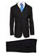 SD040-5Pc Black - Poly - Men's Tuxedo USA