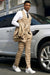 Tan Suits For Wedding - Tan Groomsmen Suits - Tan Hybrid Fit Tuxedo - Men's Tuxedo USA