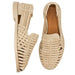 Zelli Sandali Woven Suede Huarache Loafer in Sand
