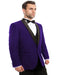Purple Prom Suit - Purple Prom Outfit - Purple Prom Trimmed Tuxedo - Men's Tuxedo USA
