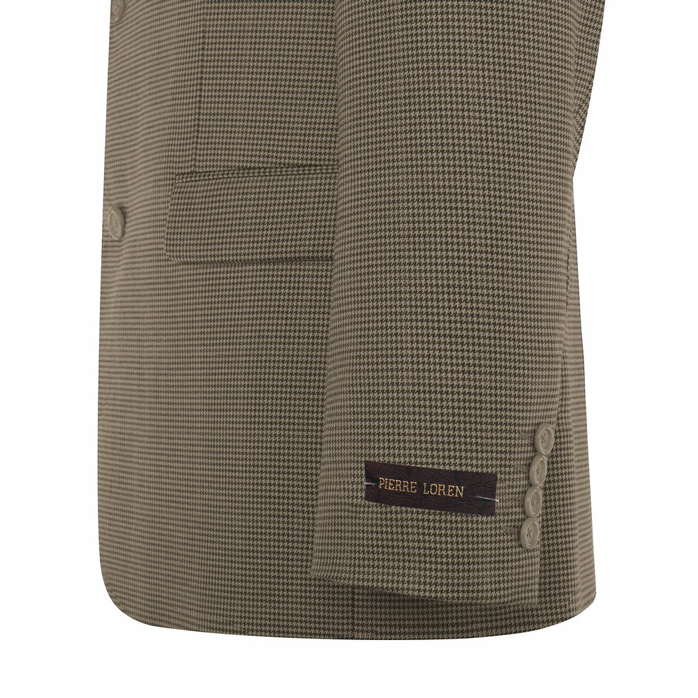 Mens 2 Button Slim Fit Light Brown Blazer