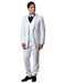 Mens Vested Slim Fit Notch Tuxedo White - Men's Tuxedo USA