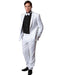 Mens Slim Fit Wool Notch Tuxedo in White - Men's Tuxedo USA