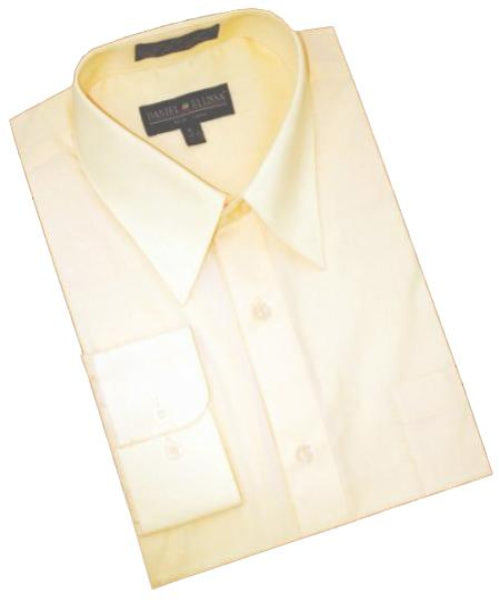 Solid Lavender Cotton Denim Convertible Cuffs Men's Dress Shirt main image 0