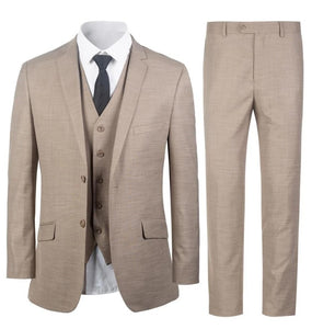 Mens Solid Suit Slim Fit Light Blue,Beige,Black and Light Gray
