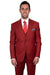 Revised product title: Stacy Adams Men's 2-Btn Vested Basic Brick Suit.
