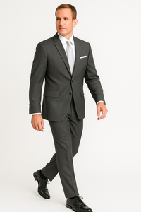 "Madison" Steel Grey Suit Jacket (Separates)
