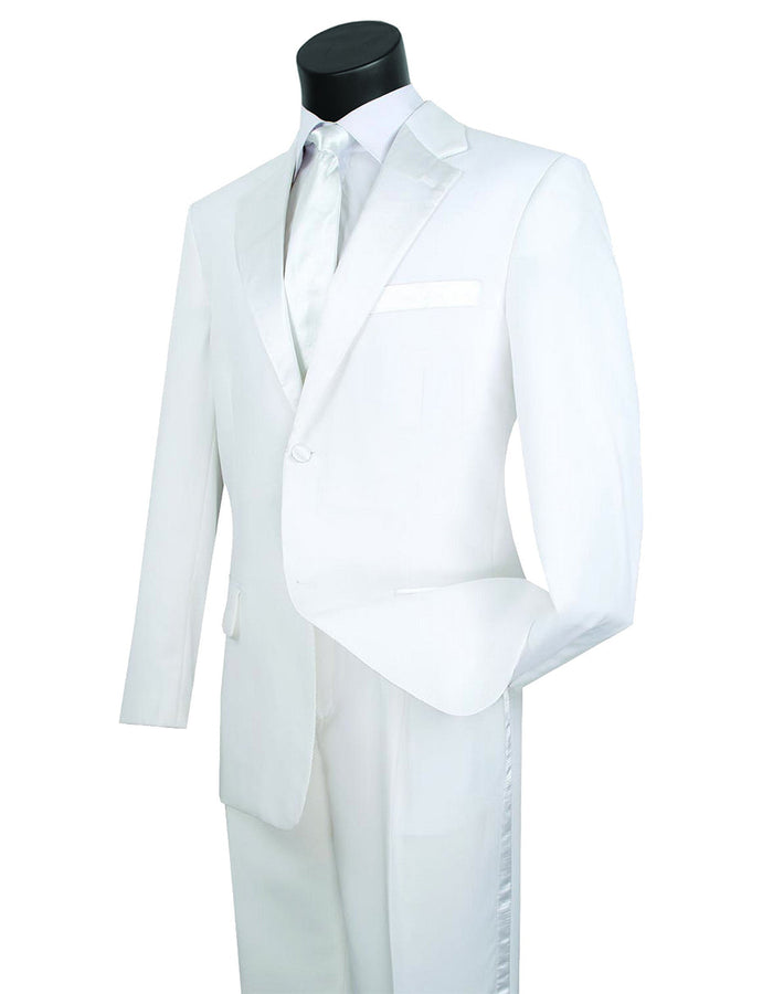 White Prom Suit - White Prom Tuxedo Suits - White Wedding Tuxedo