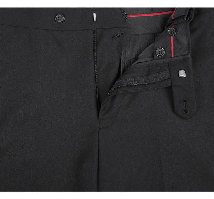 Black  Prom Tuxedo Suit - Black Wedding Suit - Mens Classic Full Dress Tail Tuxedo